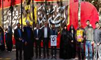حضور معاون بهداشت و جمعی از همکاران این معاونت در راهپیمایی 13 آبان